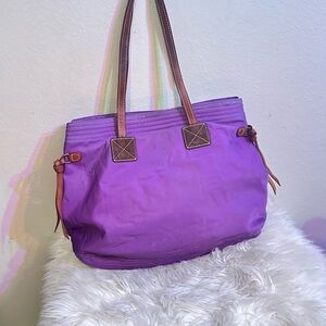 Dooney and Burke Purple Women's Tote Bag.